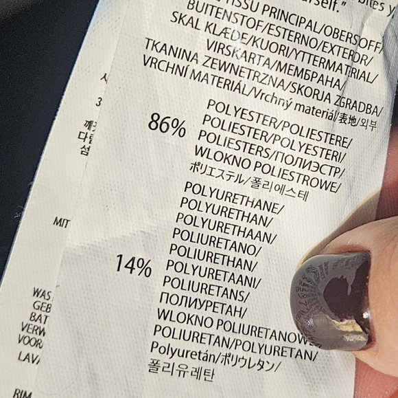 Volcom Battle Nimbus Stretch Pant Skinny Fit Snow Ski Zip Tech Flare Black M - Picture 4 of 10